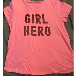 red and silver sequin shirt